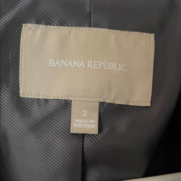 Banana Republic Elegant Black Velvet Women's Blazer - Picture 2 of 5